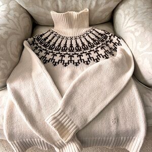 Tory Burch Fair Isle Wool Sweater